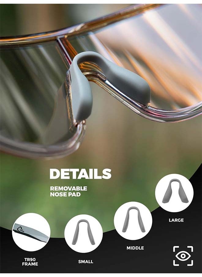 Rockbros ROCKBROS Photochromic Sunglasses for Men Women Cycling Glasses UV Protection Sports Sunglasses  - Image 4