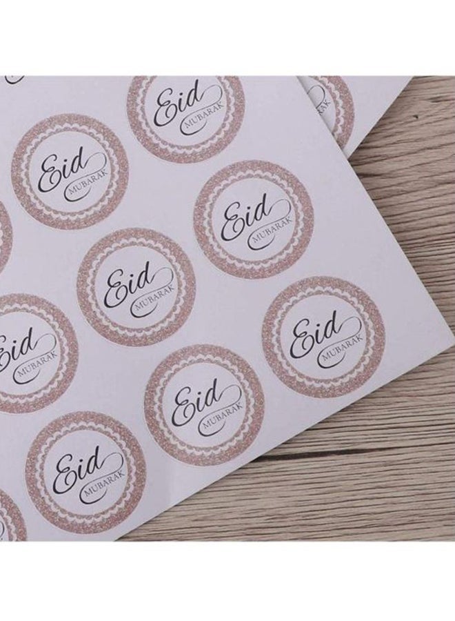 ThePartyPopper 12-Piece Eid Mubarak Printed Stickers - Image 3