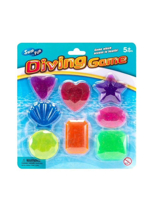 MONDO Diving Gemstone Toys 8 Pieces - Image 1