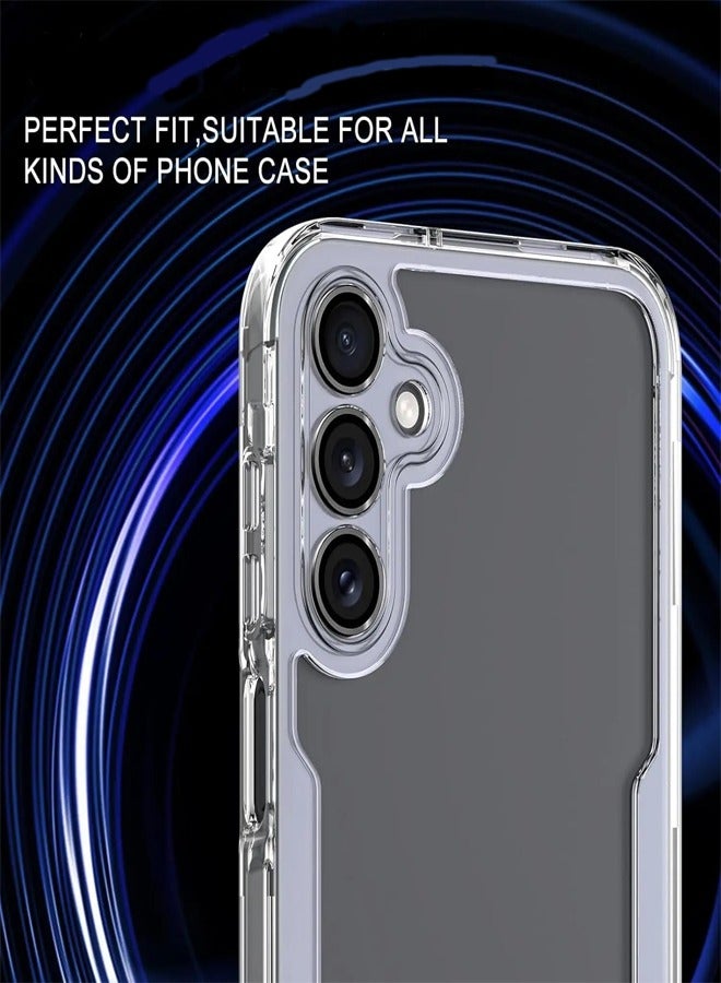 General Compatible with Galaxy A55 5G Camera Lens Protector 9H Tempered Glass Camera Cover Protector Metal Individual Ring for Galaxy A55  - Image 5