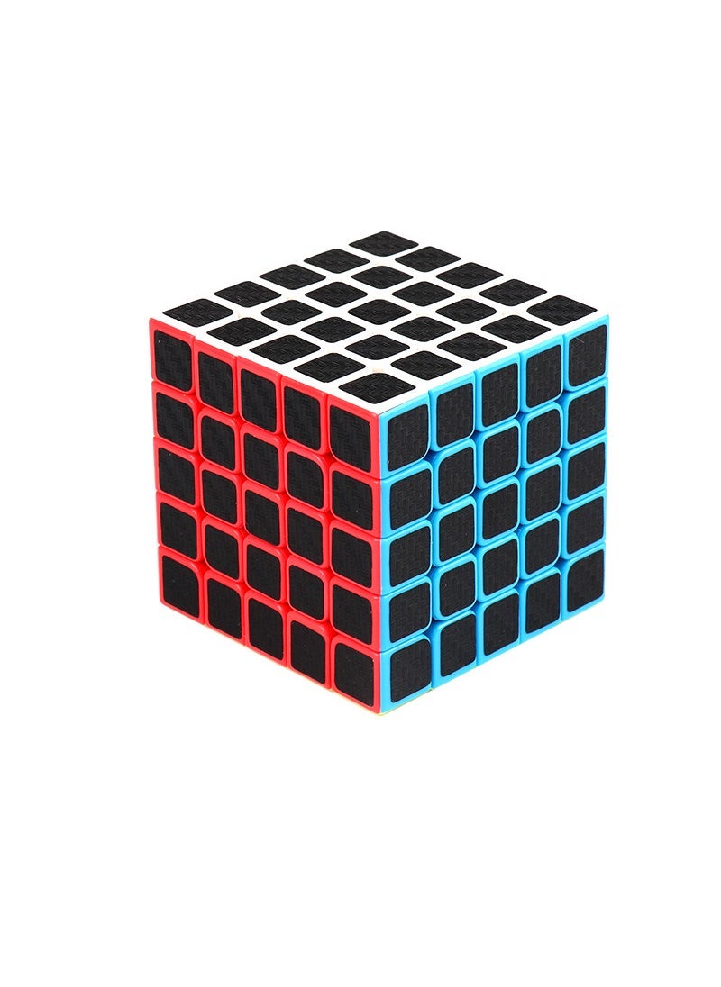Magic Cube Set Carbon Fiber Puzzle Toys Order 5 Carbon Fiber Rubik's Cube 
