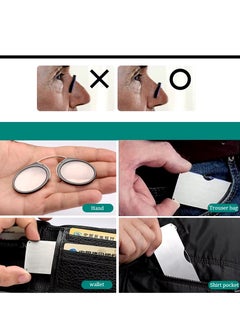 Generic Reading Glasses Without Arms, Mini, Clip-on Nose Reader for Men & Women, Anti-slip Portable Flexible Reading Glasses, for Travel, Comes with a special eyeglasses case and a free cotton handkerchief, Exclusive from Seller INFINITY-HANDMADE Only  - Image 5