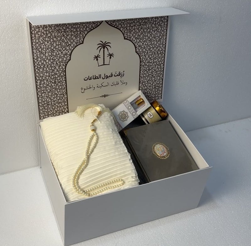 Royal Serenity Carpet Package with a spiritual arrangement inside a luxurious box - Image 2