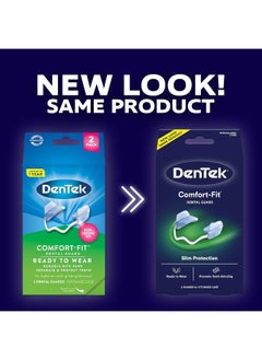 Dentek Comfort-Fit Dental Guards For Nighttime Teeth Grinding, 2 Count  - Image 2
