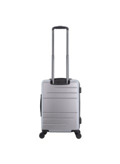 Discovery Discovery Patrol Hardside  20" Carry-On Small Cabin Business Travel Suitcase/ Front Open Laptop Compartment, 100% PC Lightweight Hard Shell Luggage, 4 Double Wheel, TSA Lock Trolley Bag Silver.  - Image 3