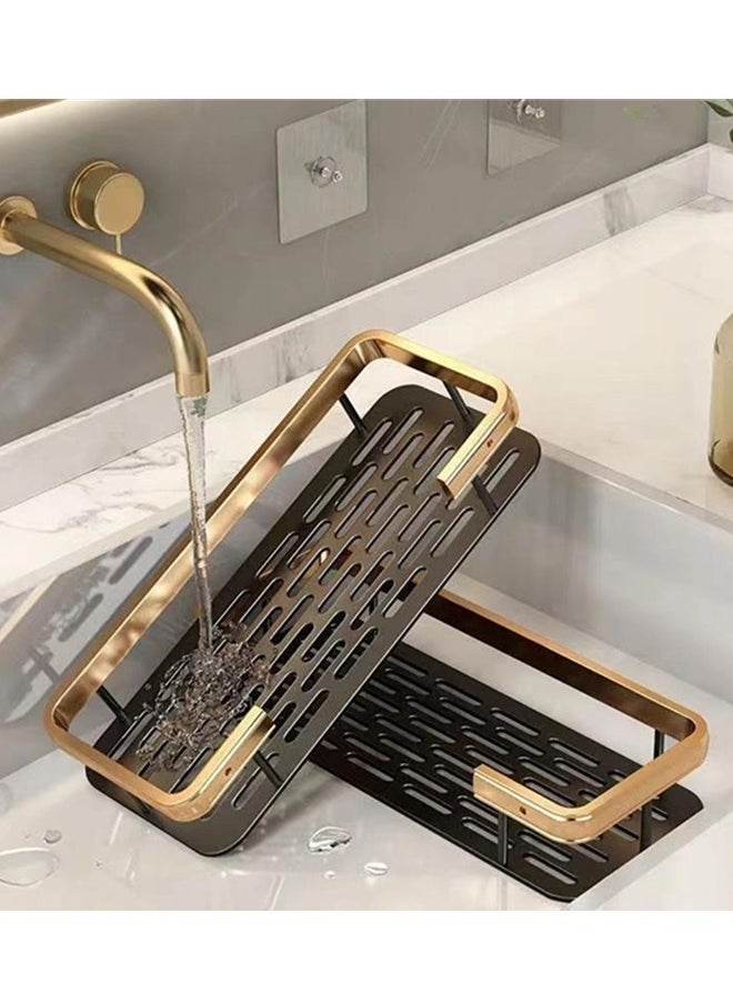 Beauenty 2-Pack Shower Caddy Shelf Organizer,Bathroom Accessories Organization Rack,No Drilling Rustproof Stainless Steel Shower Shelves,Bathroom Shelves Basket,Bathroom Kitchen Wall Mounted Shelf - Image 4