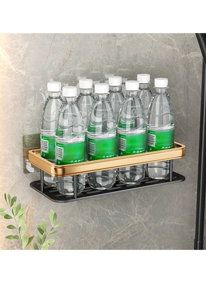 Beauenty 2-Pack Shower Caddy Shelf Organizer,Bathroom Accessories Organization Rack,No Drilling Rustproof Stainless Steel Shower Shelves,Bathroom Shelves Basket,Bathroom Kitchen Wall Mounted Shelf - Image 3