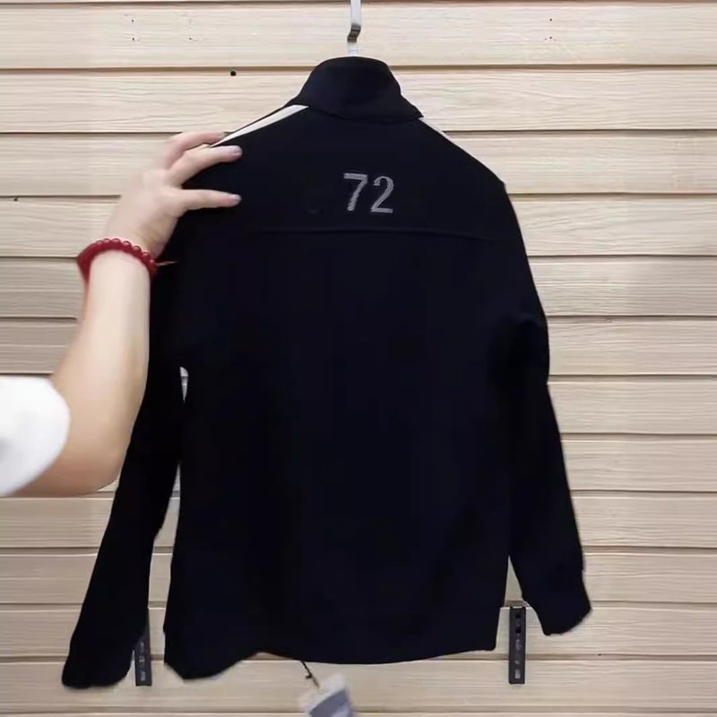 High-End Stitching Striped Sweater Suit Men'S Autumn Leisure Sports Fast Hand Shake Sound Explosion Men'S Two-Piece Suit - Image 4