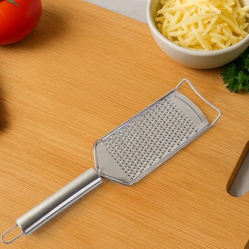 SUPERMOM Grater 1 Pc – Multipurpose Stainless Steel Grater and Shredding for Cheese & Vegetable, Potatoes, Carrots, Gingers and More with Protective – Durable Handheld Crusher for Kitchen Accessories - Image 2