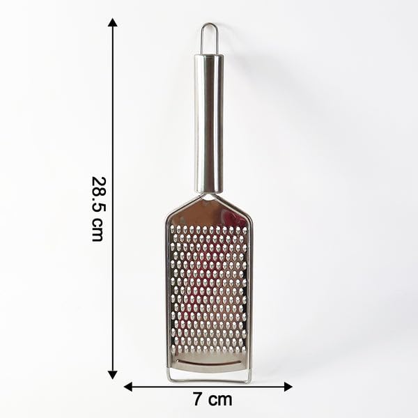 SUPERMOM Grater 1 Pc – Multipurpose Stainless Steel Grater and Shredding for Cheese & Vegetable, Potatoes, Carrots, Gingers and More with Protective – Durable Handheld Crusher for Kitchen Accessories - Image 5