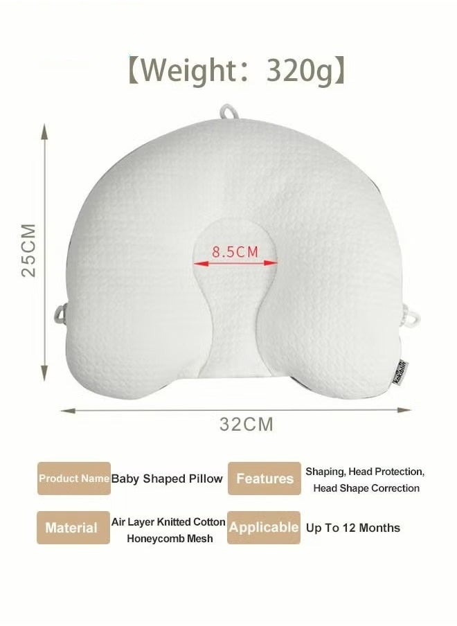 MIXDE Baby Newborn Nursing Sleeping Pillow Toddler Boys and Girls Comfortable Portable Breathable Lightweight Shaping Pillows PE Multifunctional Portable Infant Head Support for Kids Infants Superhigh Qual  - Image 5