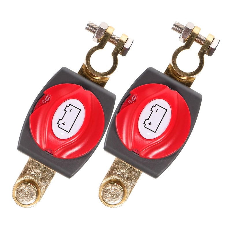 Detachable clean 2pcs Waterproof 12-24v Battery Disconnect Isolator for Car Rv Boat ATV Utv Negative Terminal Cut Off Power Disconnect Device Wear resistant Assorted color options Longevity upgraded craftsmanship Low dust buildup Upgraded simple practical design N/S/C nationwide deliver Trendy natural tone options Durability enhanced Multi-goal comprehensive design Multi option design Updated modern design Advanced compact design Instant order available stock Fade proof Periodic restock local User friendly optimized build Solid anti-deform Global standard quality Popular practical build Global assorted color picks Minimal design Priority based order prep Repeated use resistant selected material Periodic stock arrangement - Image 1