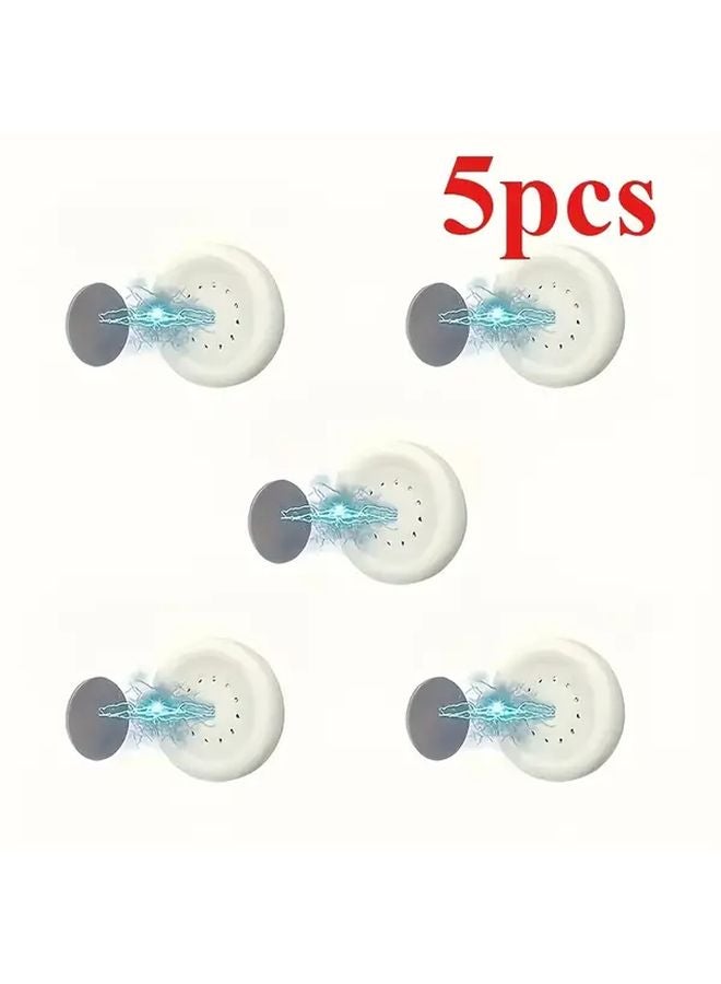 5pcs Magnetic Remote Control Holder Strong Base No Drill Wall Mounted Storage - Image 1