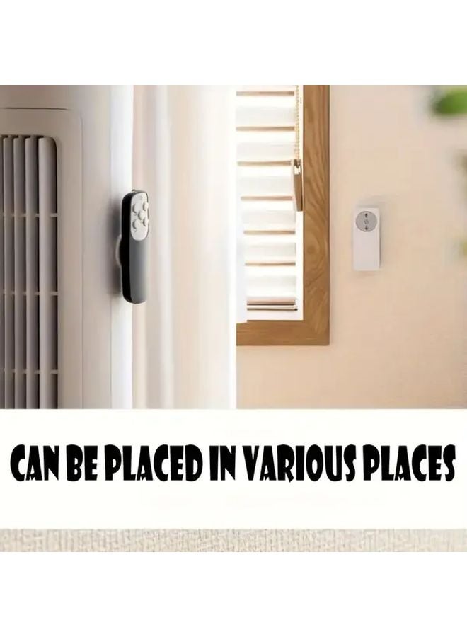 5pcs Magnetic Remote Control Holder Strong Base No Drill Wall Mounted Storage - Image 3