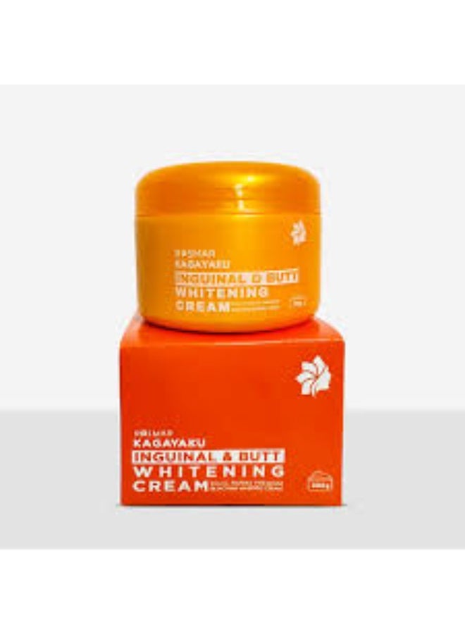 Rosmar Kagayaku Inguinal & Butt Whitening Cream Kojic Papaya Bleaching Whipped Cream 300g - Image 1