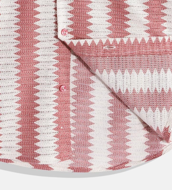 CAVIO Boys Cotton Full Sleeves Striped Shirt with T-Shirt - Image 4