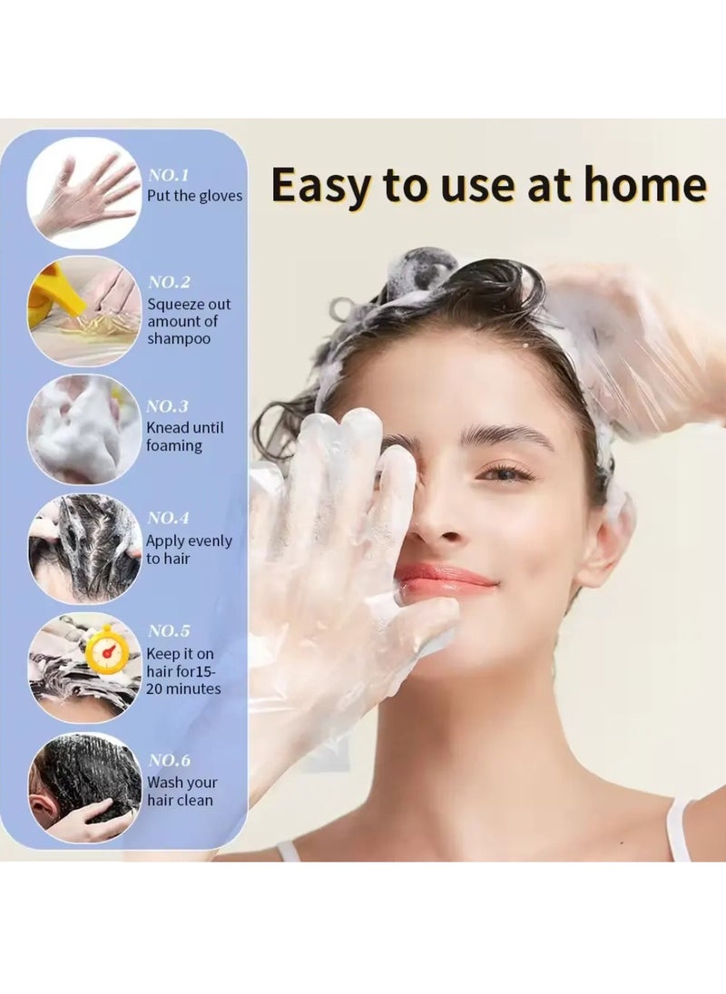 Carthaea - 500ml Black Hair Dye Shampoo Grey and White Hair Coverage Hair Color Shampoo for Women and Men Long Lasting Deeply Nourishing and Anti Hair Fall Hair Color Shampoo Herbal Hair Dye Shampoo - Image 1