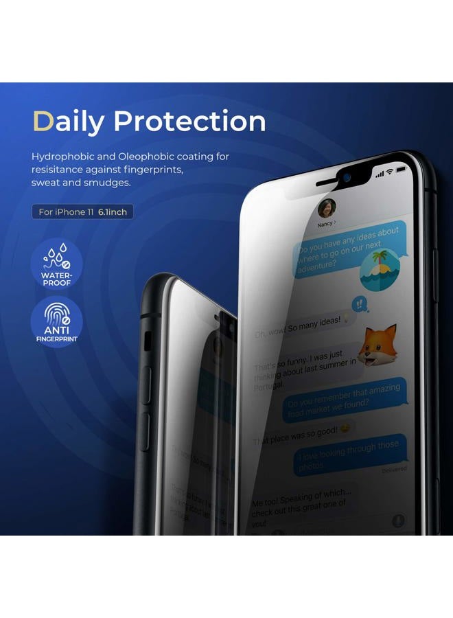 ORIbox Privacy Screen Protector for iPhone 11 Pro Max,Xs Max (6.5 Inch) Anty- Spy Tempered Glass Screen Protector,2-Pack - Image 4