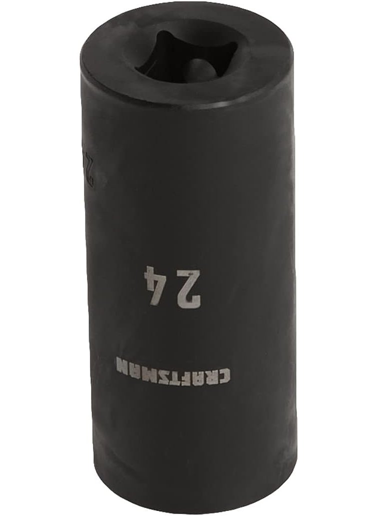CRAFTSMAN CRAFTSMAN Deep Impact Socket Metric 12Inch Drive 24mm CMMT16086  - Image 3