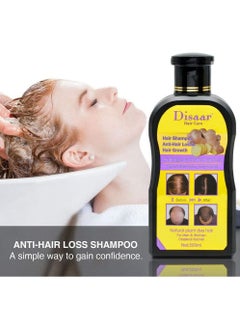 Disaar Disaar Anti Hair Loss & Hair Growth Shampoo,Oil & Derma Roller Hair Care Kit 3Pcs  - Image 2