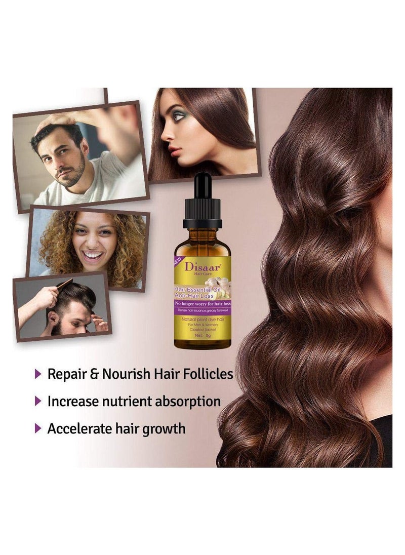 Disaar - Disaar Anti Hair Loss & Hair Growth Shampoo,Oil & Derma Roller Hair Care Kit 3Pcs - Image 1