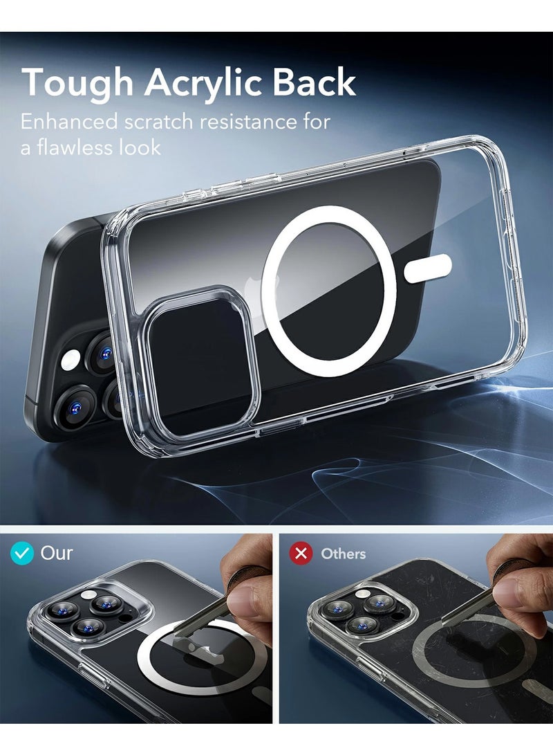Techie غطاء خلفي صلب مغناطيسي شفاف MagSafe لجهاز Apple iPhone 16 Pro Max، غطاء رفيع مضاد للصدمات، يدعم الشحن اللاسلكي - Image 3