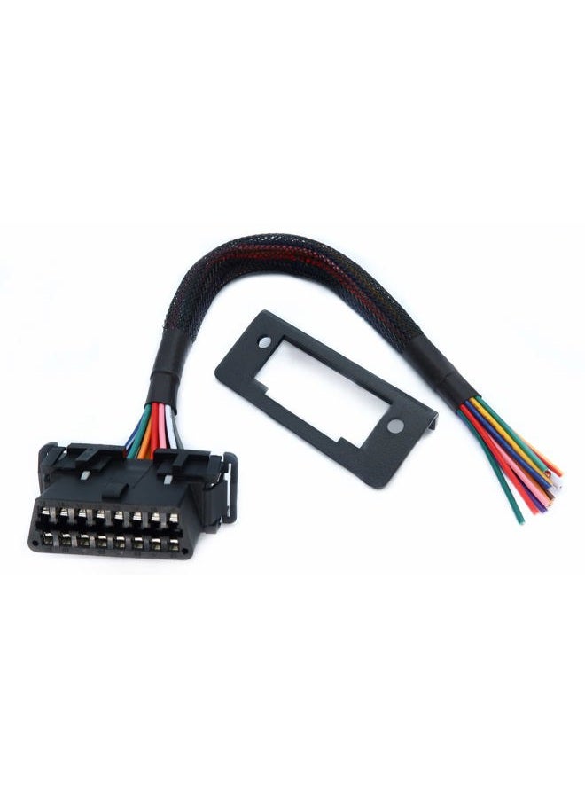 MITOB OBD2 J1962 Female to Open Pigtail Cable Bracket OBDii Port Replacement Cable 1ft/30cm - Image 2