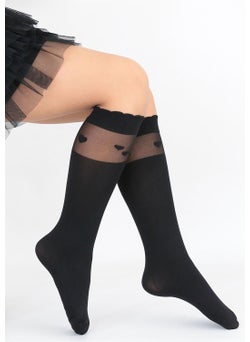 DayMod Love Kids Knee High Socks Black  - Image 2