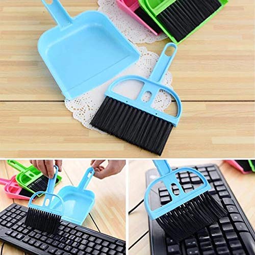 Homfine Mini Dustpan Supdi with Brush Broom Set for Multipurpose Cleaning Drawer Cleaner, Laptops, Keyboards, Dining Table, Car Seats, Carpets (1 Set) - Image 3