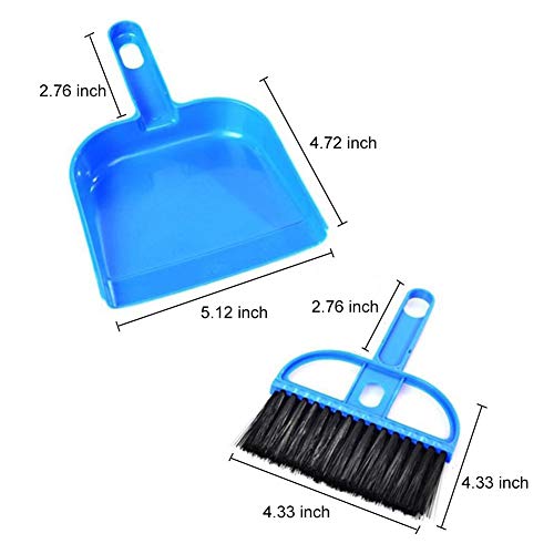 Homfine Mini Dustpan Supdi with Brush Broom Set for Multipurpose Cleaning Drawer Cleaner, Laptops, Keyboards, Dining Table, Car Seats, Carpets (1 Set) - Image 4