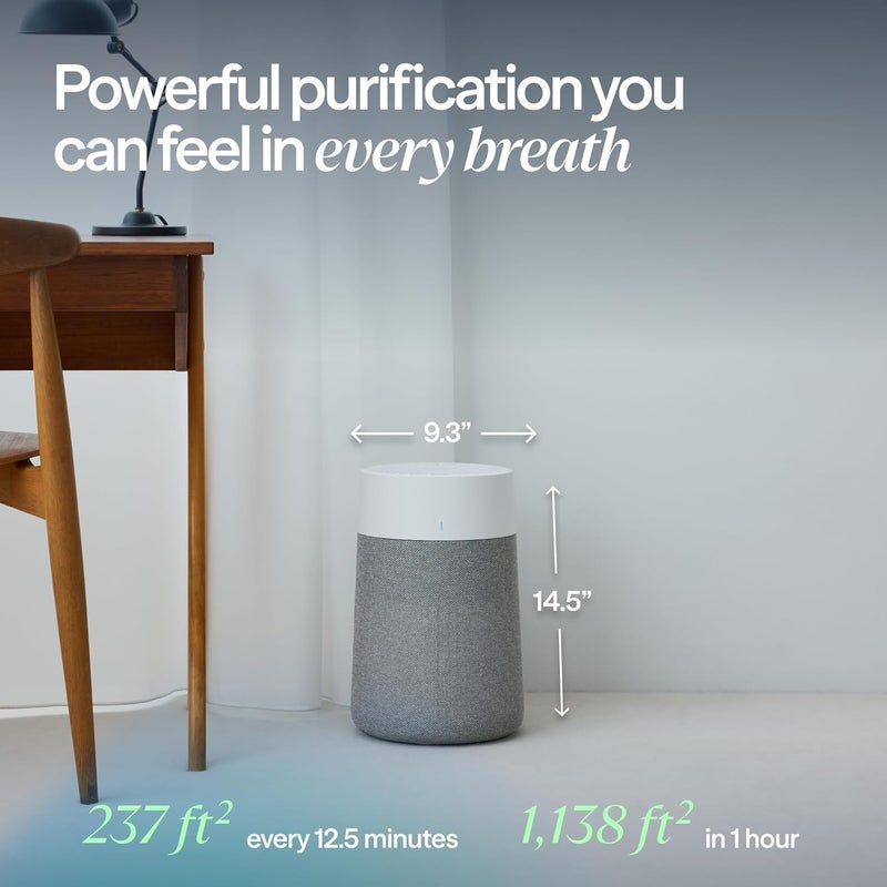 BLUEAIR Air Purifier for Rooms up to 43 m² | Blue Pure 511i Max | Smart, Quiet, HEPASilent Technology, Ideal for Home, Bedroom, Children's room, Against Dust, Allergens, Smoke, Mold, Pet hair - Image 3