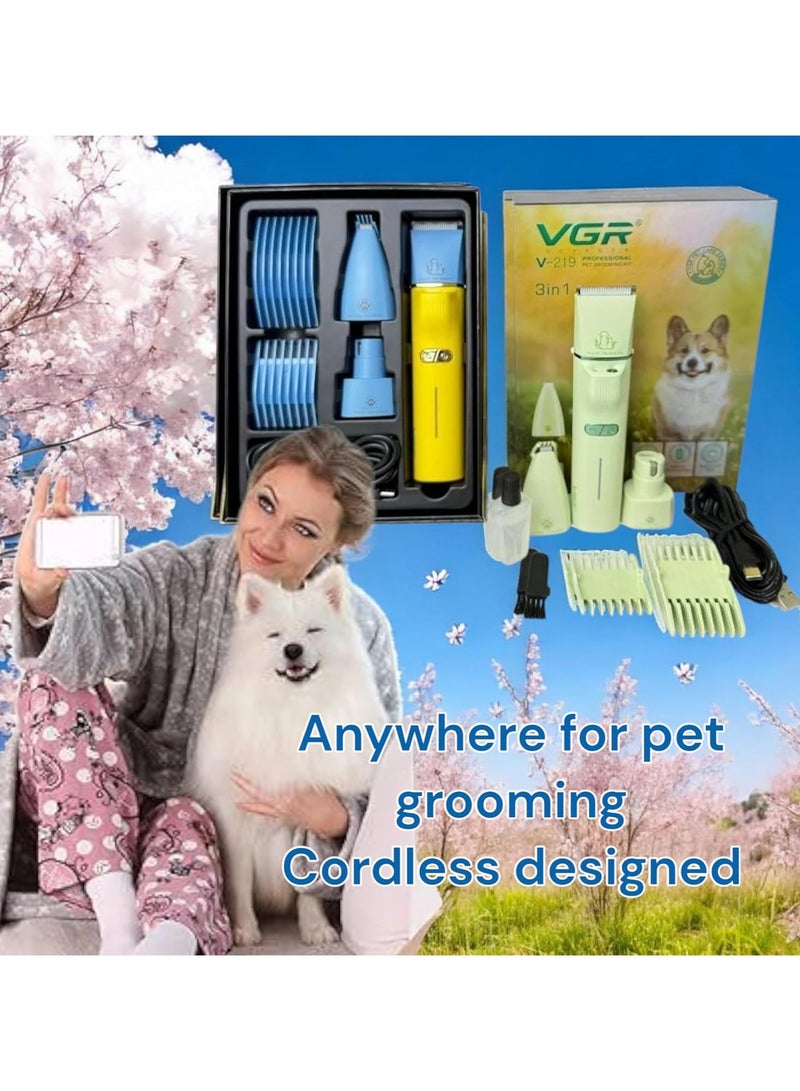 في جي آر مجموعة العناية الاحترافية بالحيوانات الأليفة V-219، 3 في 1 - Image 2