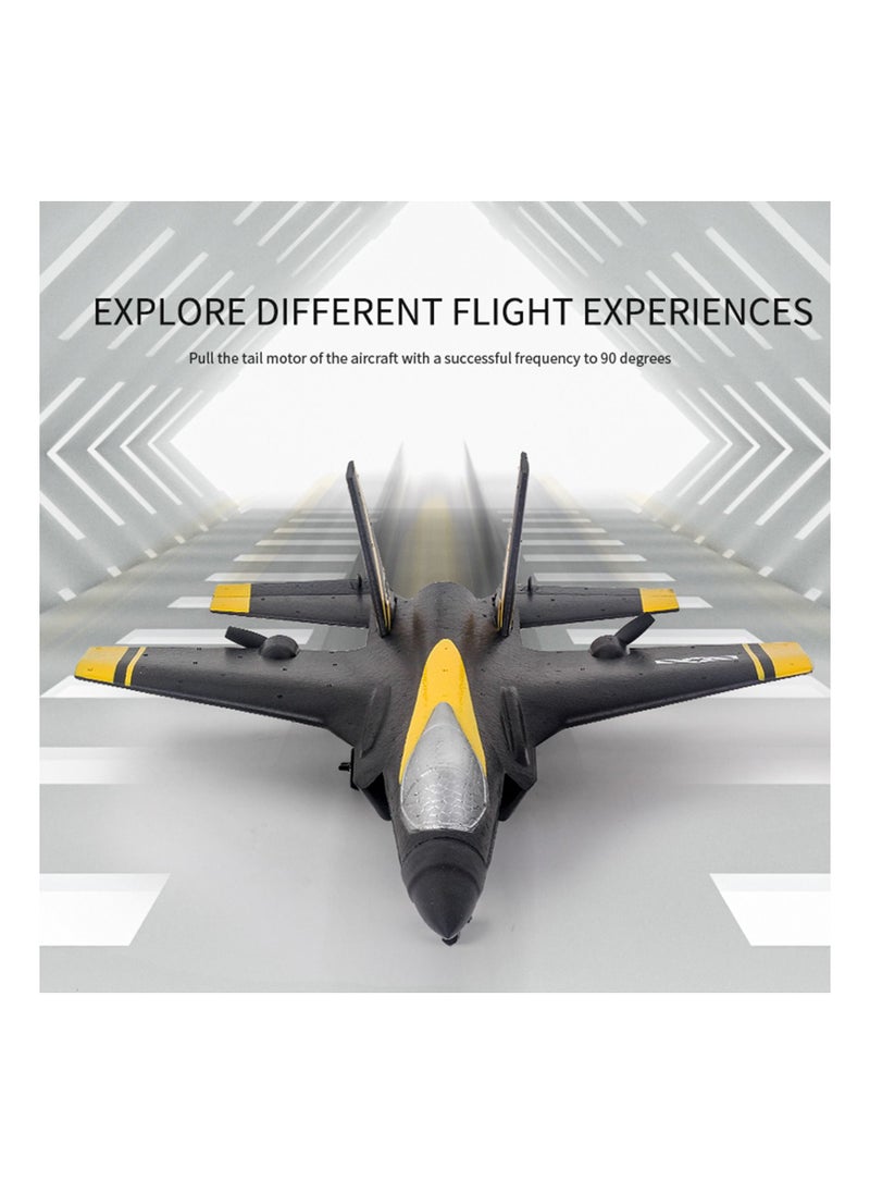AROAQ RC Foam Aircraft Remote Control Airplane Foam Toys for Children F35II With Box Black  - Image 5