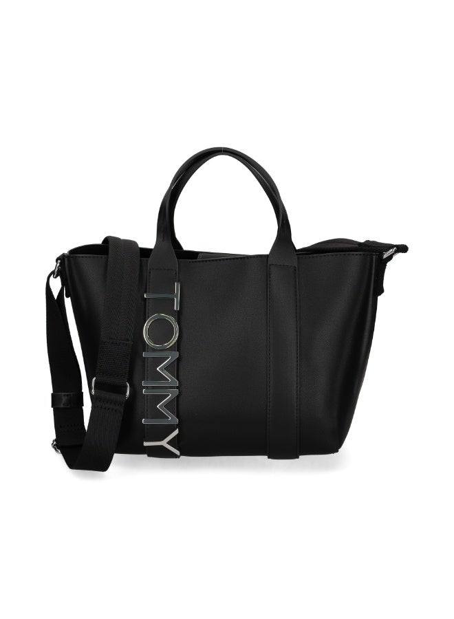Hilfiger Denim Tommy Hilfiger Women’s Black Shoulder Handbag – Elegant Everyday Compact Bag - Image 5