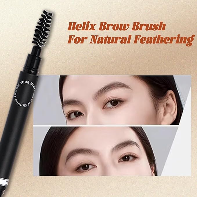 Precision Eyebrow Pen with DiamondShaped Tip Retractable Design Waterproof LongLasting Natural Brow Definition Taupe - Image 4