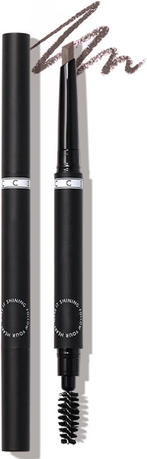 Precision Eyebrow Pen with DiamondShaped Tip Retractable Design Waterproof LongLasting Natural Brow Definition Taupe - Image 1