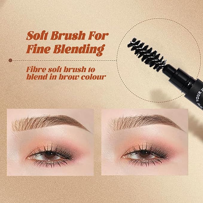 Precision Eyebrow Pen with DiamondShaped Tip Retractable Design Waterproof LongLasting Natural Brow Definition Taupe - Image 5
