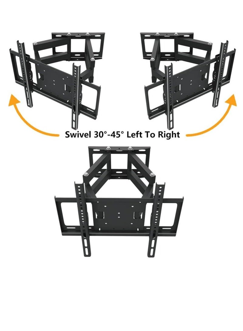 TV Stand/Television Stands for 26-75 Inch TV. Wall Mount TV Stand with Rugged Double Arm Bracket, Standard Load-bearing 26"-55", Maximum size 75 inch, Universal TV Stand Holds Up to 40kg. - Image 4
