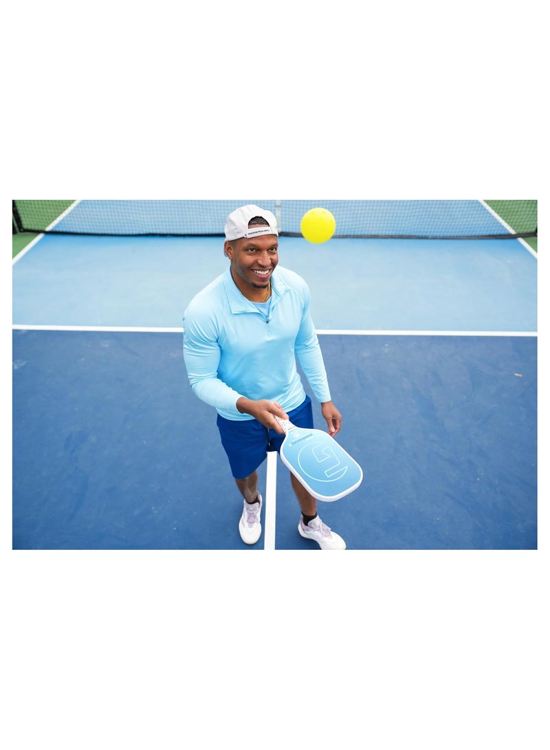 Gamma GAMMA Rainmaker Pickleball Paddle – Lightweight, Large Sweet Spot, Microbead Carbon Fiber Face for Increased Spin & Control, Customizable Swing Weight, 16mm & Available in 6 Colors  - Image 4