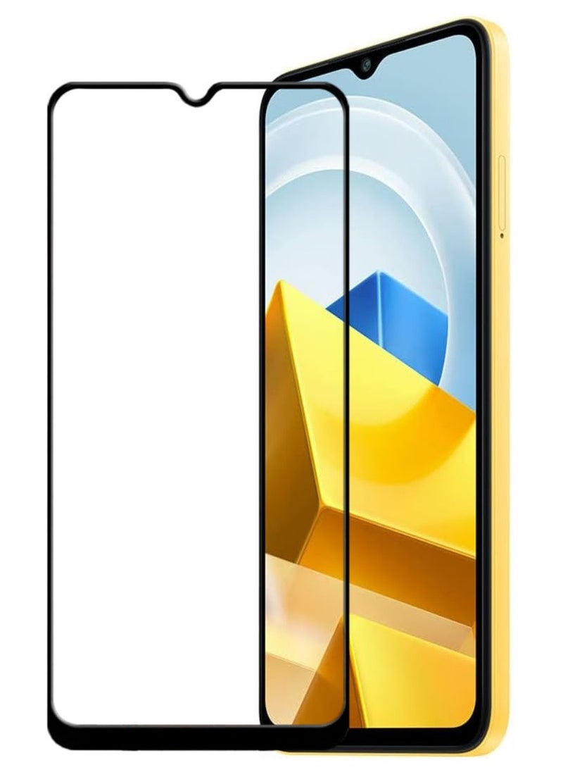 ACLIX Antistatic ESD Dustproof Premium Quality High Definition Tempered Glass Screen Protector Designed For Xiaomi Poco M5 - Image 1