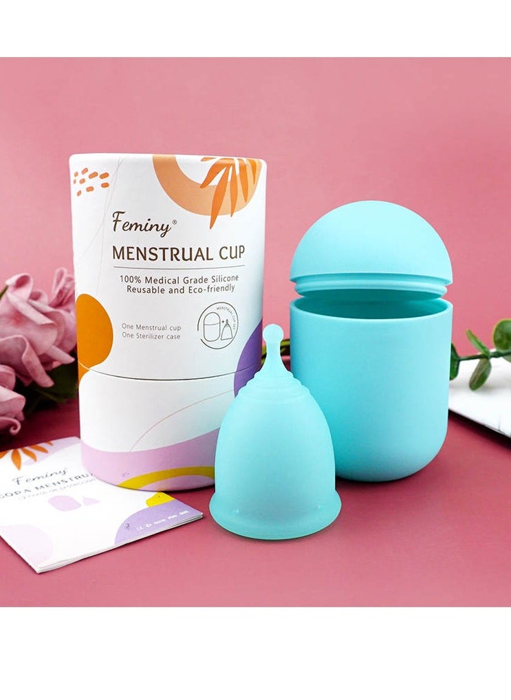 Feminy - Feminy Menstrual Cup with Silicone Sterilizer Cup Holder - Image 1