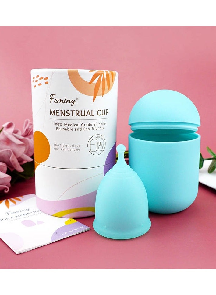 Feminy - Feminy Menstrual Cup with Silicone Sterilizer Cup Holder - Image 1