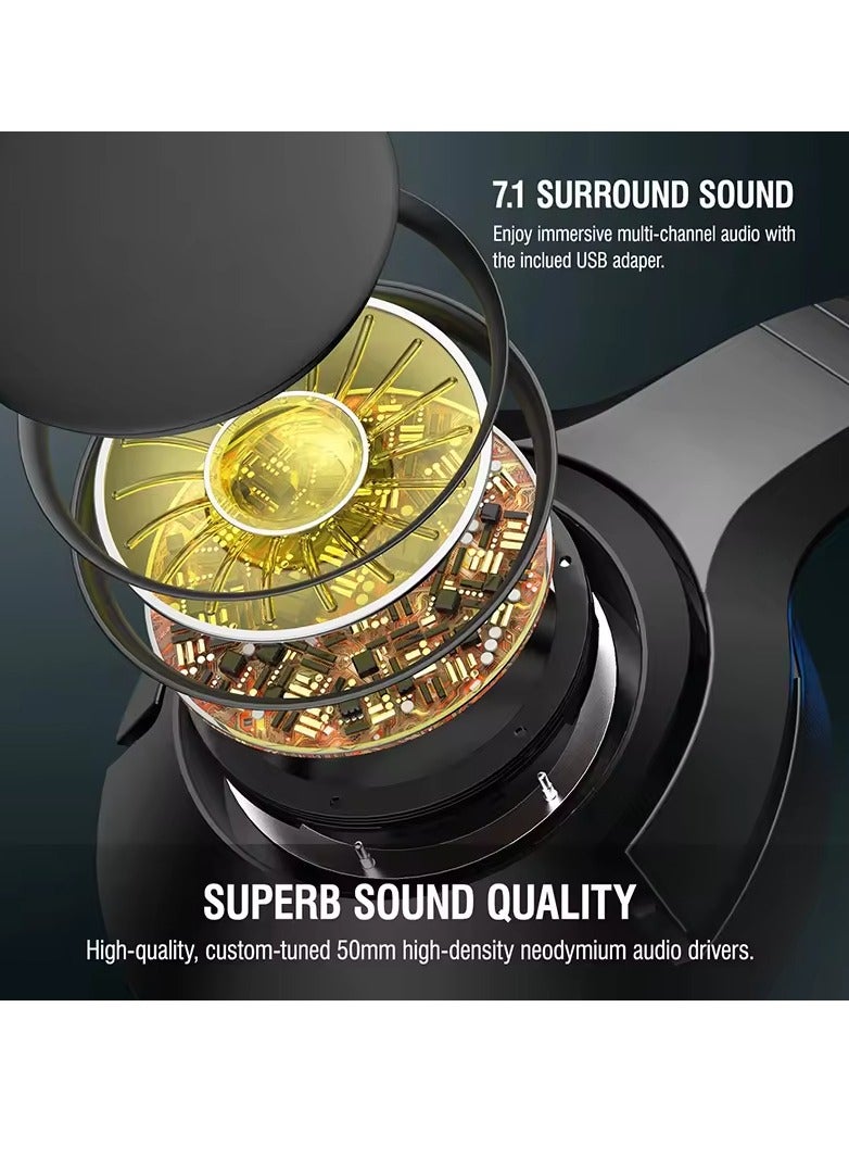 onikuma K9 Cat Ear Wired Gaming Headsets - Image 2