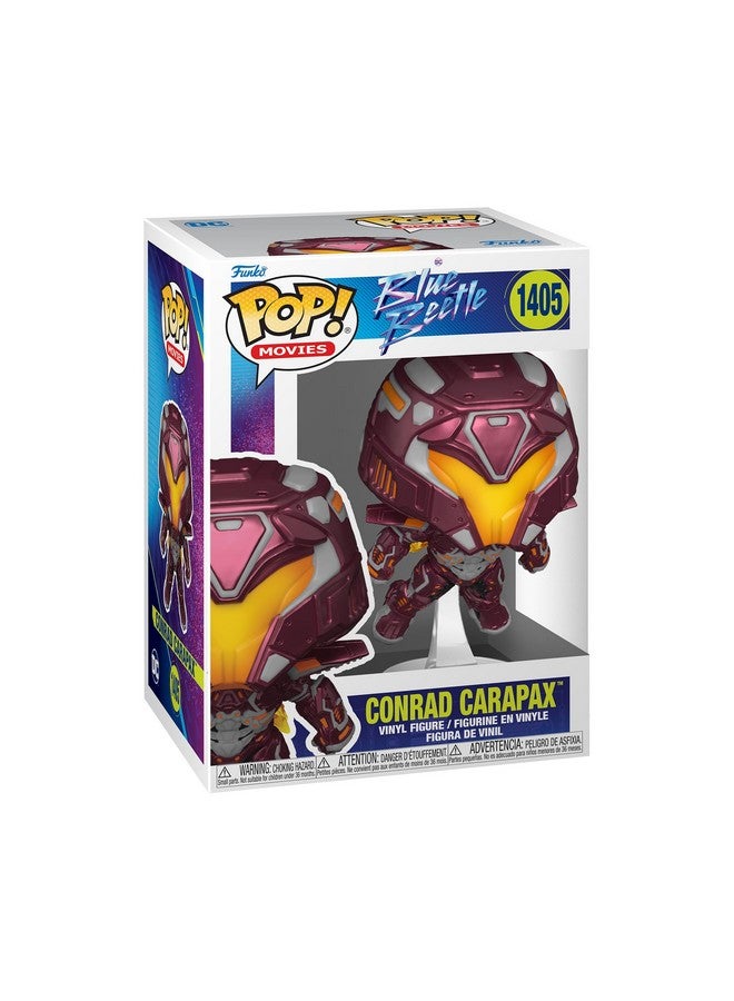 Funko فانكو بوب! أفلام: دي سي - الخنفساء الزرقاء - كونراد كاراباكس - تمثال فينيل قابل للجمع - فكرة هدية - منتجات رسمية - للأطفال والبالغين - لمحبي الأفلام - تمثال لجمع المعجبين والعرض - Image 1