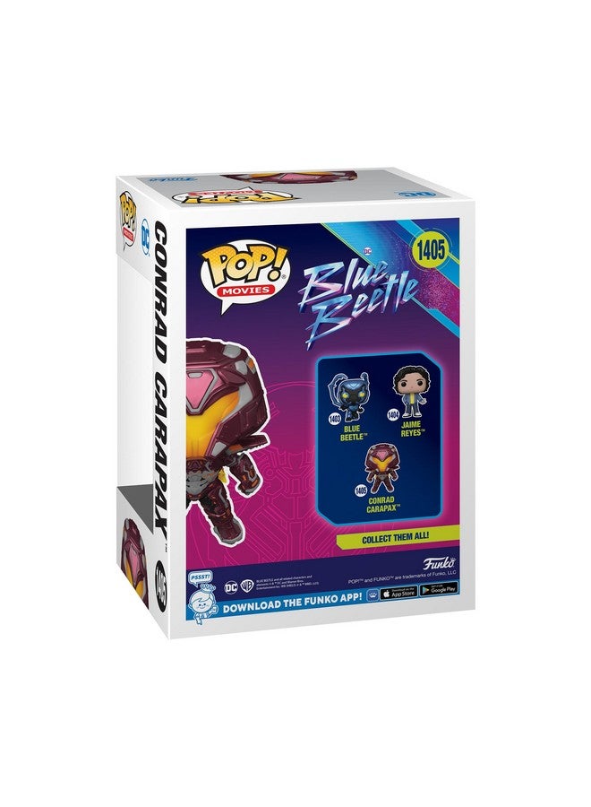 Funko فانكو بوب! أفلام: دي سي - الخنفساء الزرقاء - كونراد كاراباكس - تمثال فينيل قابل للجمع - فكرة هدية - منتجات رسمية - للأطفال والبالغين - لمحبي الأفلام - تمثال لجمع المعجبين والعرض - Image 3