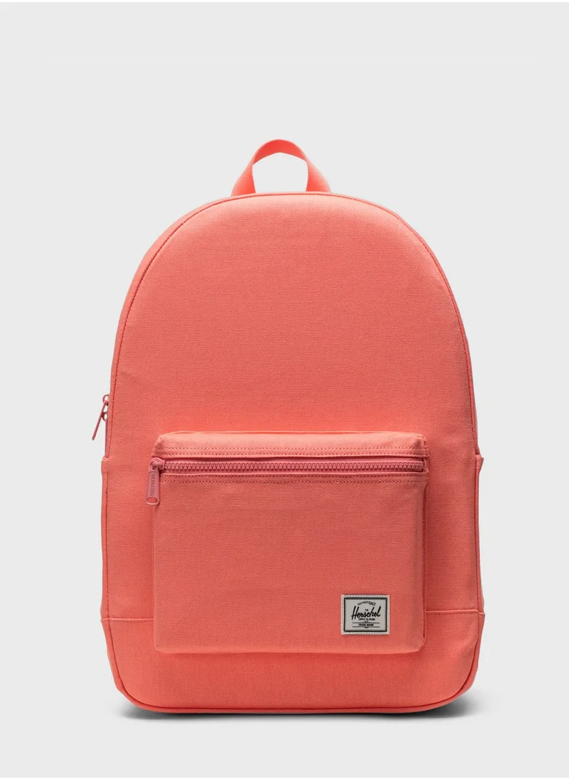 Herschel Logo Top Handle Zip Over Backpack