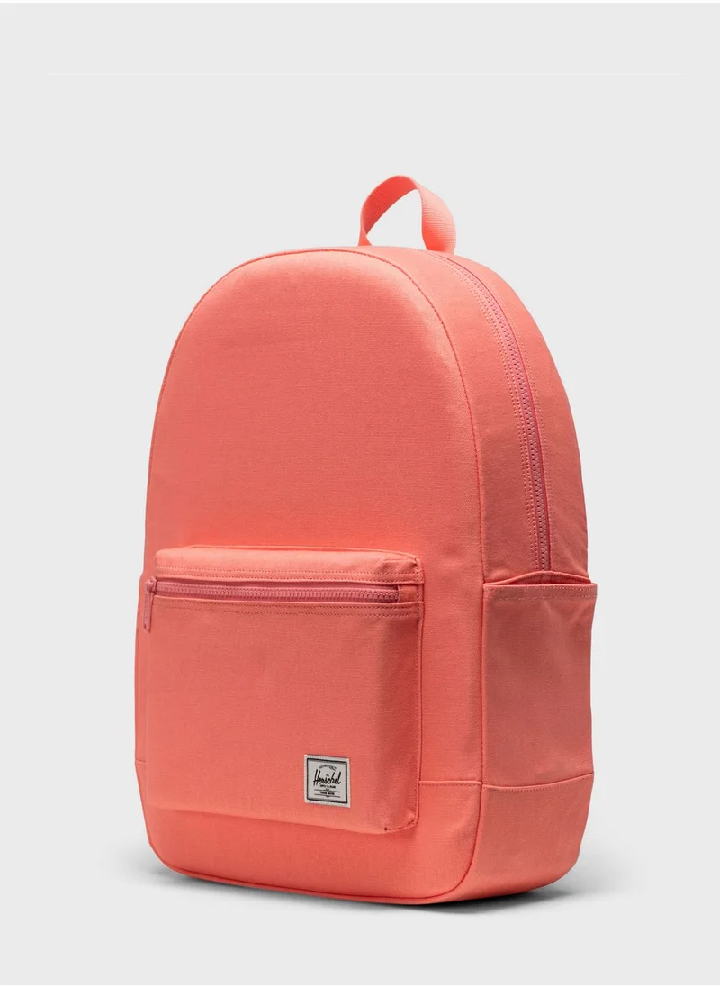 Herschel Logo Top Handle Zip Over Backpack