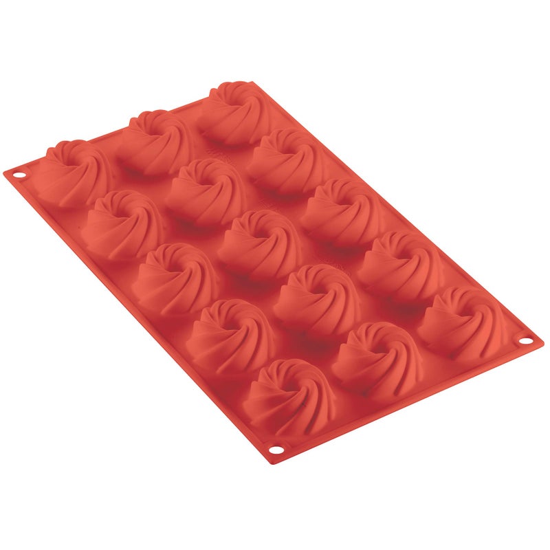 Silikomart Professional SF310 Silicone Mold Swirl 187 Inch Diameter x 079 Inch High