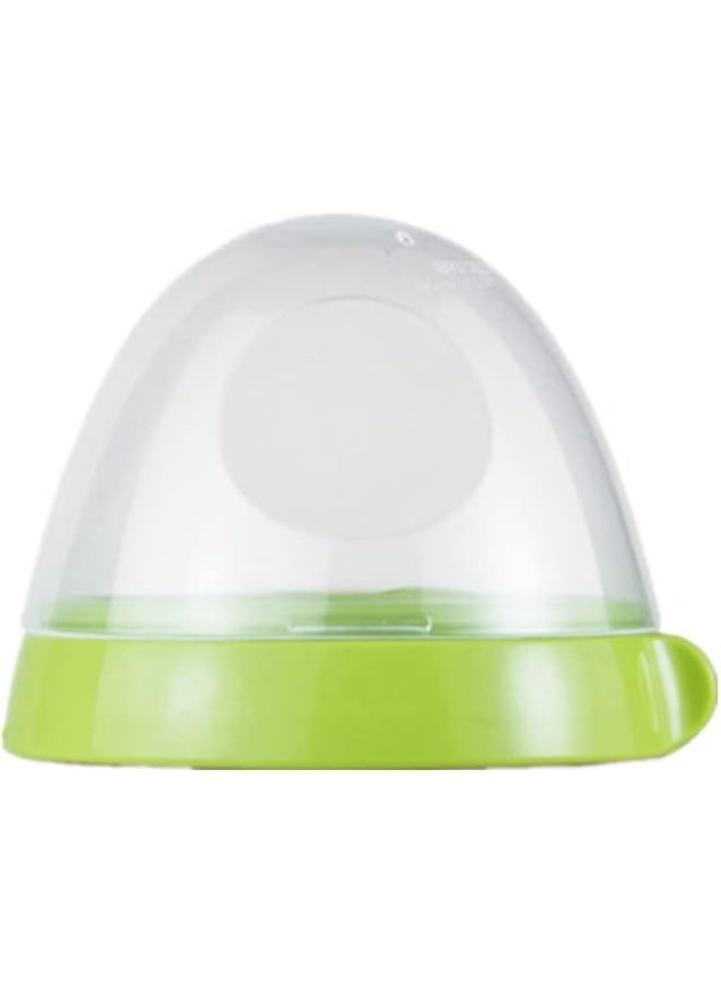 ROMIRUS Caps and Collars Compatible for Comotomo Baby Feeding Bottles, Set of 2, Green - Image 2