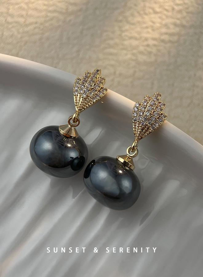 Take Two Embellished Dangle Earrings - Image 1